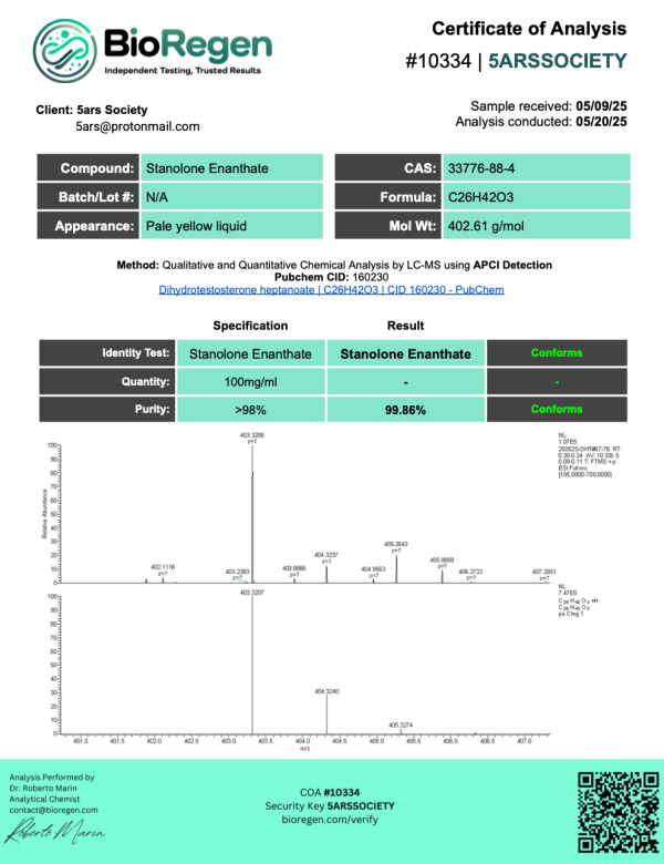 DHT Enanthate - 100mg/mL - Image 2